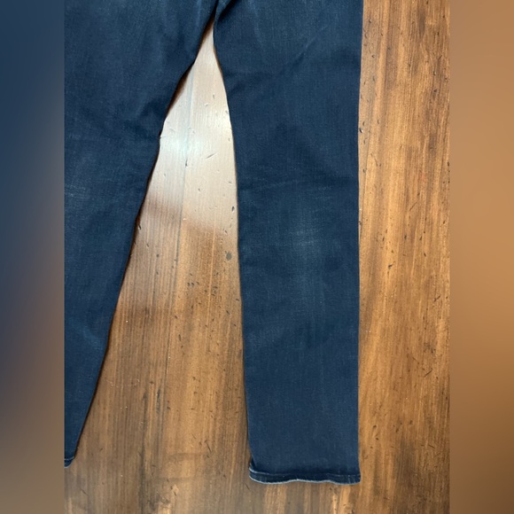 Boss Hugo Boss Jeans Size 30 X 32 Dark Wash Skinny School Preppy Logo Designer - Picture 14 of 16